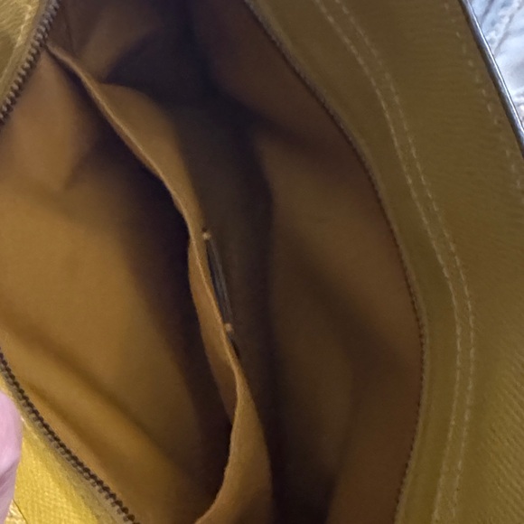 Coach Mustard Yellow Leather Satchel - Picture 5 of 8